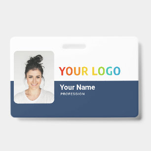 Personalised Employee Modern Photo ID Security Badge