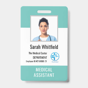 Personalised Employee Photo & Hospital Logo ID Badge