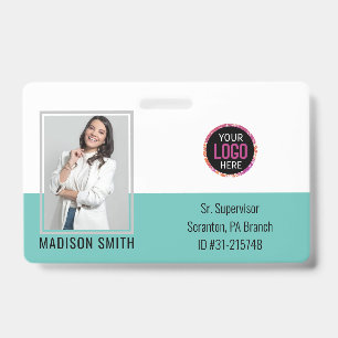 Personalised Employee Photo ID Company Security Ba Badge