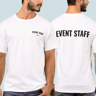Personalised Employee Uniform Event Staff T-Shirt