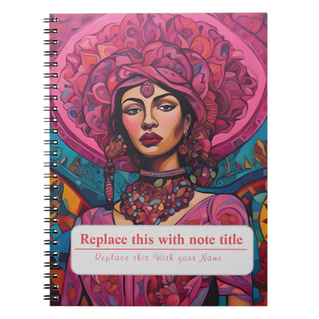 Personalised Empowered Women Notebook (Front)