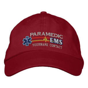 Personalised EMS Paramedic Star of Life Embroidered Hat