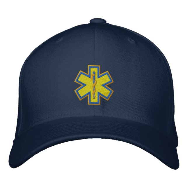 Personalised EMT Emergency Medical Technician Embroidered Hat (Front)