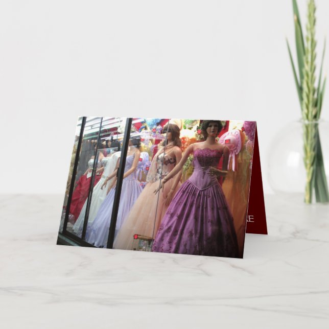 Personalised engagement card (Front)