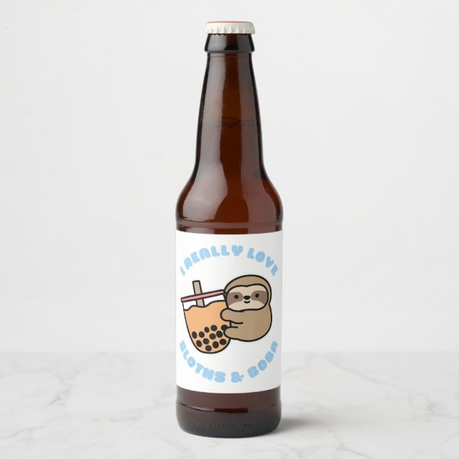 Personalised Engagement Gift * Wedding Gift * Beer Bottle Label (Front)