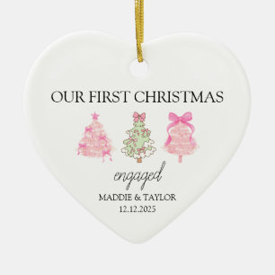 Personalised Engagement Ornament Engagement Gifts 