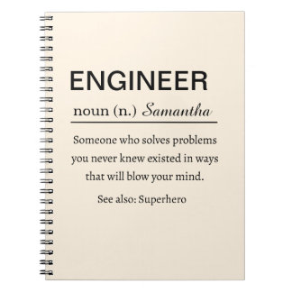 Personalised Engineer Definition Notebook