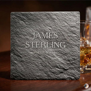 Personalised Engraved Slate Custom Name Private Re Stone Coaster