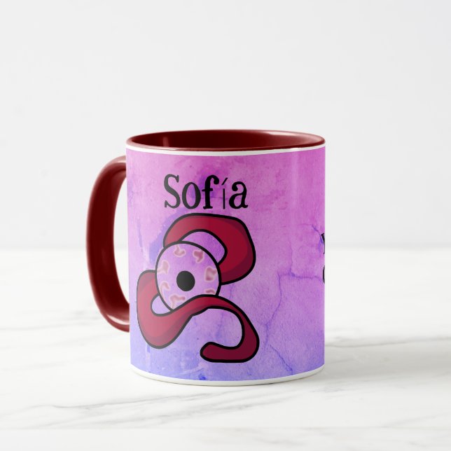 Personalised Enigmatic Entwined Eye Mug (Front Left)