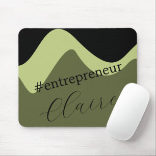 Personalised Entrepreneur Custom Name Mouse Pad