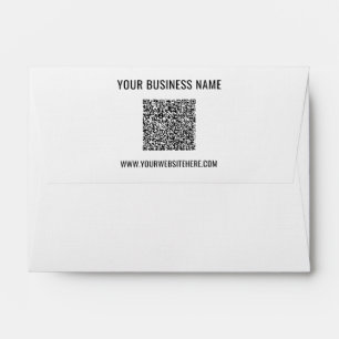 Personalised Envelope Your QR Code and Custom Text