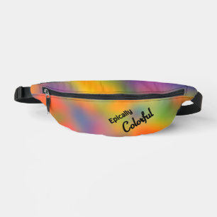 Personalised Epically Colourful Bum Bags