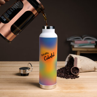 Personalised Epically Colourful Water Bottle