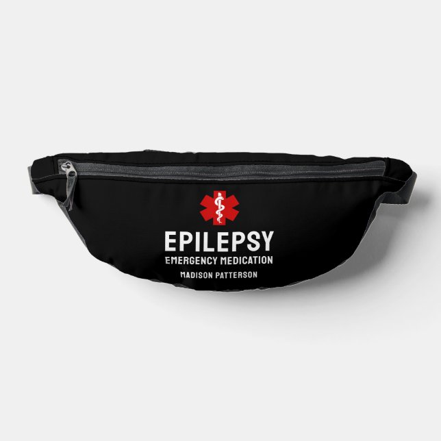  Personalised Epilepsy Emergency Essentials Bum Bags (Lay Down)