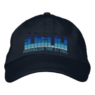 Personalised Equalizer Embroidery 4 the DJ in You! Embroidered Hat