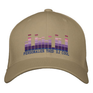 Personalised Equalizer Embroidery 4 the DJ in You! Embroidered Hat