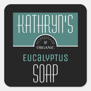 Personalised Eucalyptus Soap Label