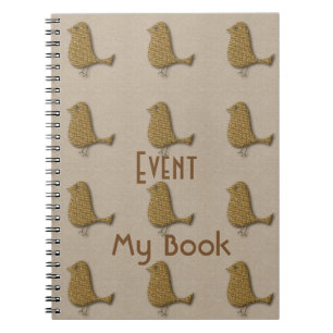Personalised Event of the Year Logo Bird Book