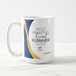Personalised Event Planner Appreciation Coffee Mug