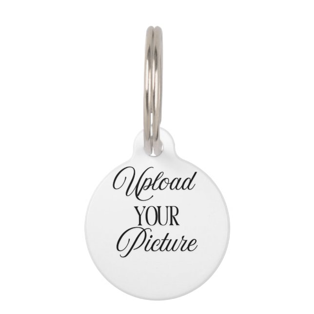 Personalised Evil Eye Pet Collar Charm Tag (Front)