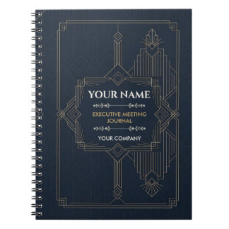 Personalised Executive Meeting Notebook
