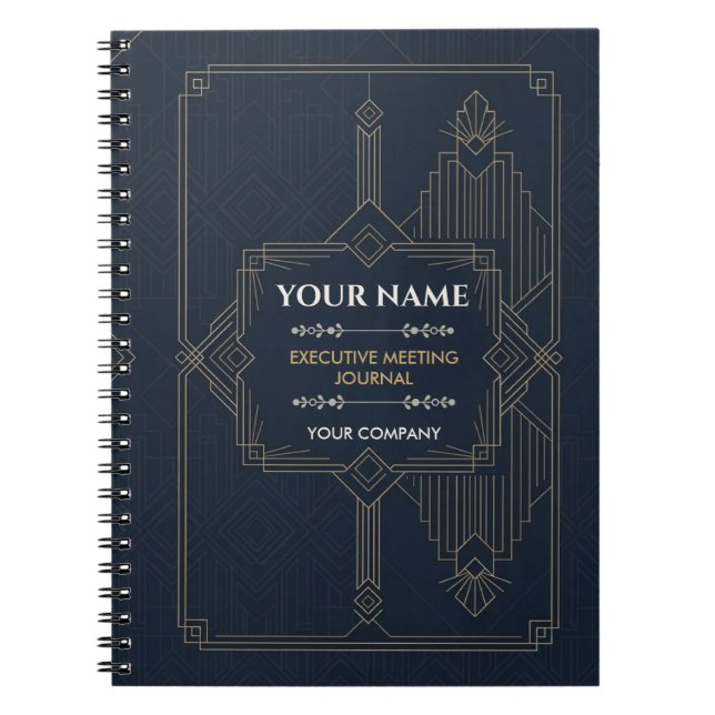 Personalised Executive Meeting Notebook (Front)