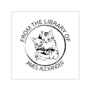 Personalised Exlibris Monogram Library Custom book Self-inking Stamp