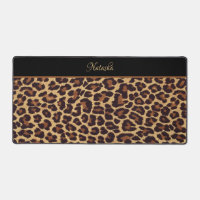 Personalised Exotic Faux Leopard Fur Print