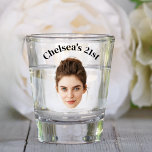 Personalised Face 21st 30th 40th 50 Birthday Party Shot Glass<br><div class="desc">Personalised Face 21st 30th 40th 50 Birthday Party Shot Glass</div>
