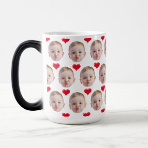 Personalised Face Baby Photo Gift Lover Gift Magic Mug