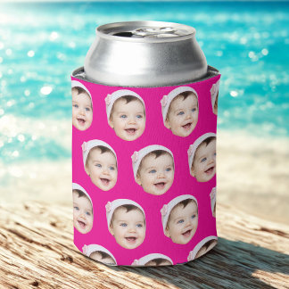 Personalised Face Birthday Favours Bachelor Party Can Cooler