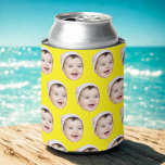 Personalised Face Birthday Favours Bachelor Party Can Cooler<br><div class="desc">Personalised Face Photo Birthday Favours Bachelor Party Can Cooler</div>