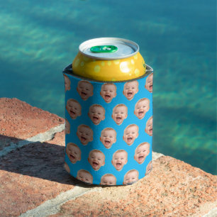 Personalised Face Birthday Favours Bachelor Party  Can Cooler