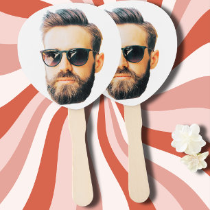 Personalised Face Birthday Favours Bachelor Party Hand Fan