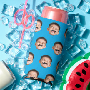 Personalised Face Birthday Favours Bachelor Party Seltzer Can Cooler
