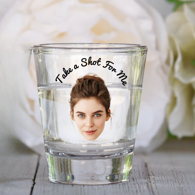 Personalised Face Custom Birthday Party Favours Shot Glass (Creator Uploaded)