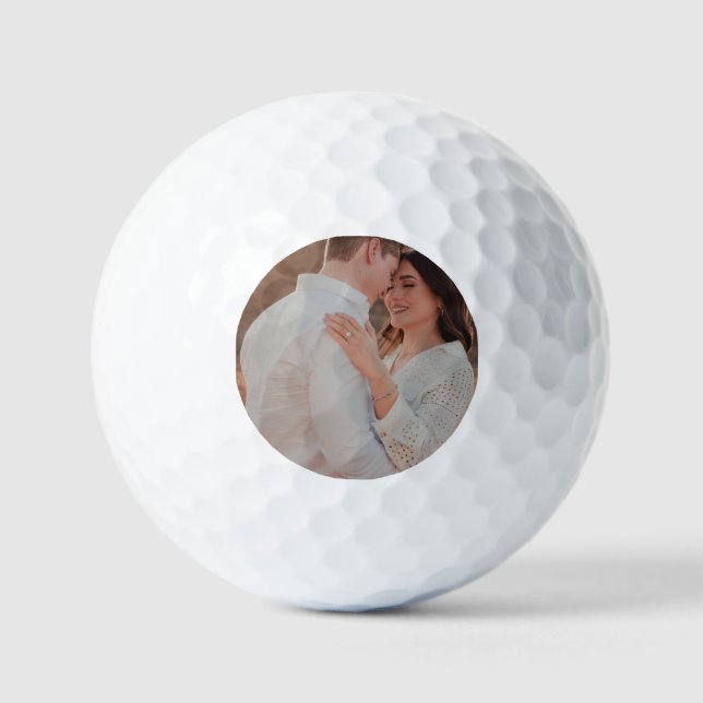 Personalised Face Groomsman Golf Funny Golf  Balls (Front)