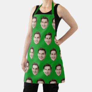 Personalised Face Kitchen Custom Picture Chef Gift Apron