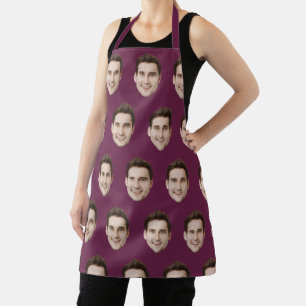 Personalised Face Kitchen Custom Picture Chef Gift Apron