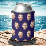 Personalised Face Photo Birthday Favours Bachelor  Can Cooler<br><div class="desc">Personalised Face Photo Birthday Favours Bachelor Party Can Cooler</div>
