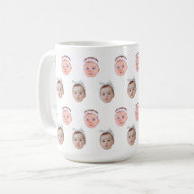 Personalised Face Photo, Custom Mug Face, Dad Mum 