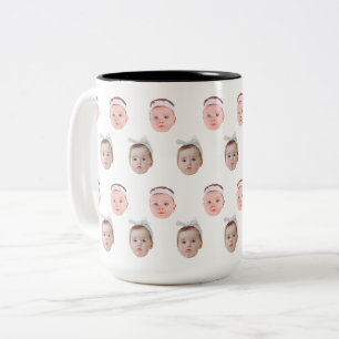 Personalised Face Photo, Custom Mug Face, Dad Mum