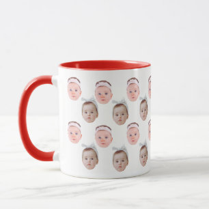 Personalised Face Photo, Custom Mug Face, Dad Mum
