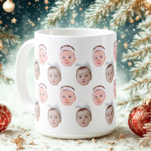 Personalised Face Photo, Custom Mug Face, Dad Mum