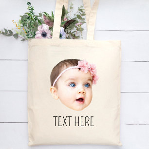 Personalised Face Photo Funny  Tote Bag