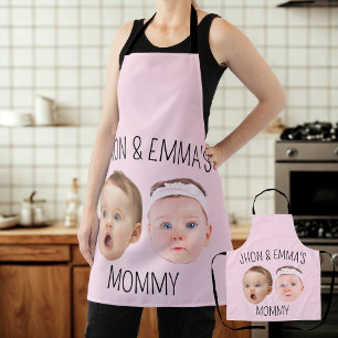 Personalised Face Photo Kids, Mother's Day Gift Apron