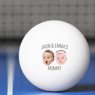 Personalised Face Photo Kids, Mother's Day Gift Ping Pong Ball