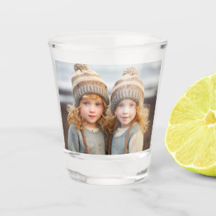 Personalised Face Picture Fun Birthday Party Photo Shot Glass