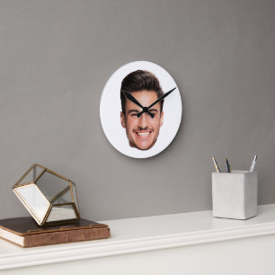 Personalised Face Round Clock