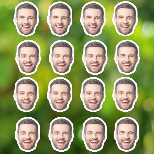 Personalised Face Stickers Custom 16 Photo Face (Creator Uploaded)